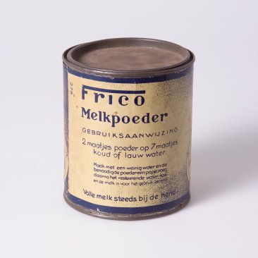 Melkpoeder blikje van Frico