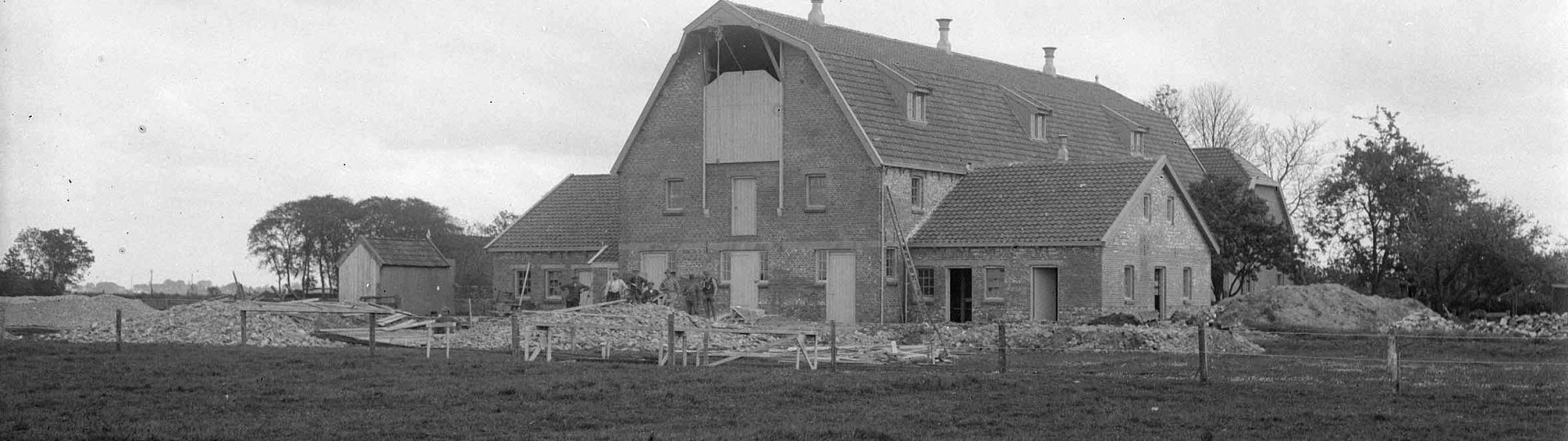 Amerikaanse boerderij uit 1923 aan de Scharren bij Scharsterbrug